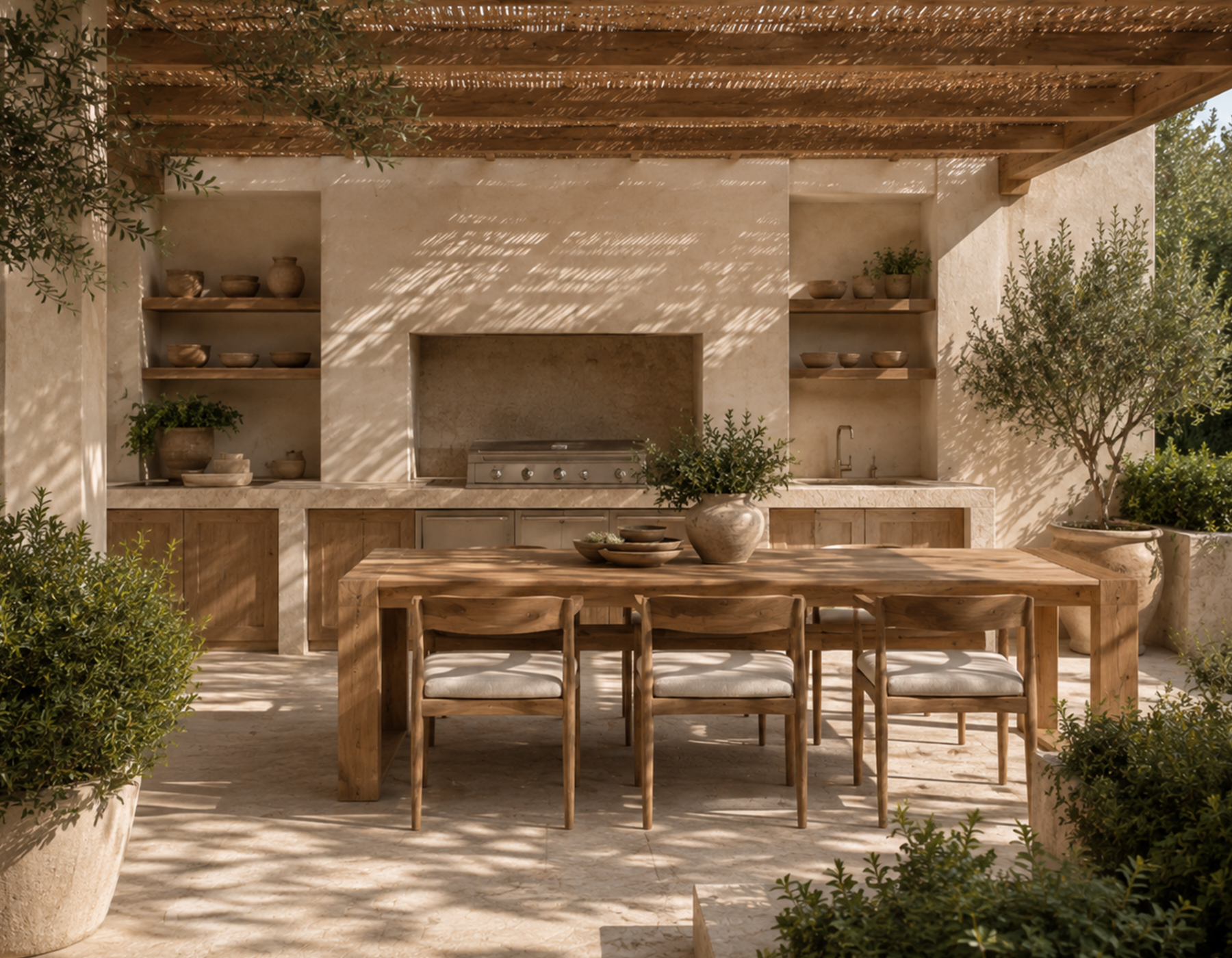 Elementi outdoor per terrazze e giardini