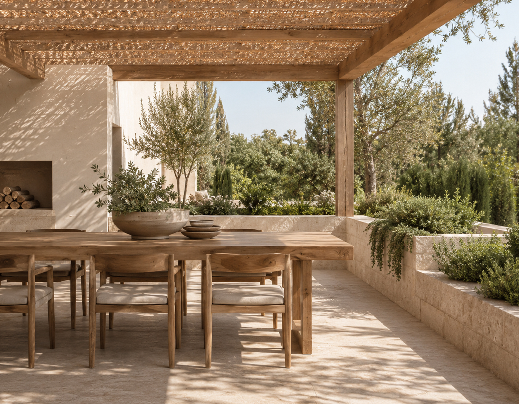 Soluzioni outdoor coordinate al progetto